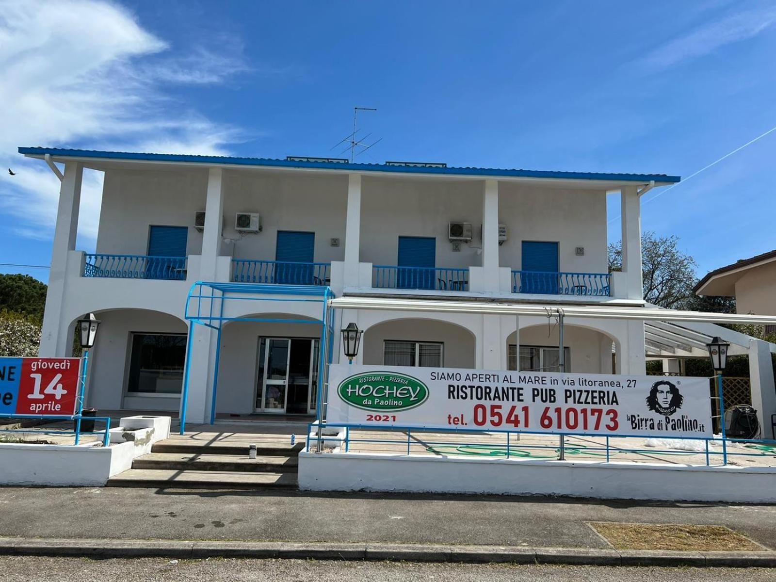 Hotel Ca' Bianca Da Paolino Misano Adriatico Exterior foto